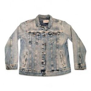 Pilcro and the Letterpress Light Blue Denim Jean Jacket